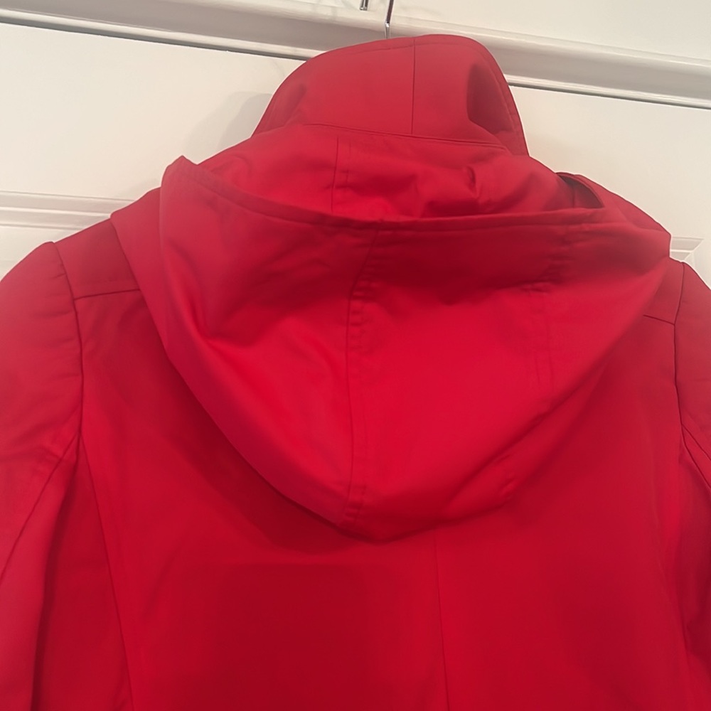 Jane Post Toggle Hooded Raincoat - image 6